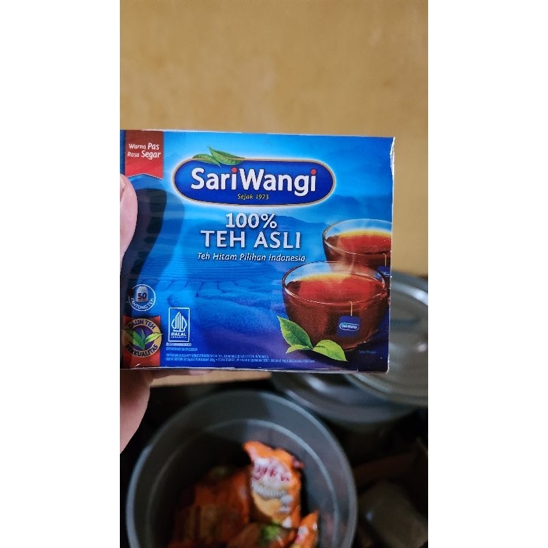 

Teh Sariwangi isi 50 teabag teh celup