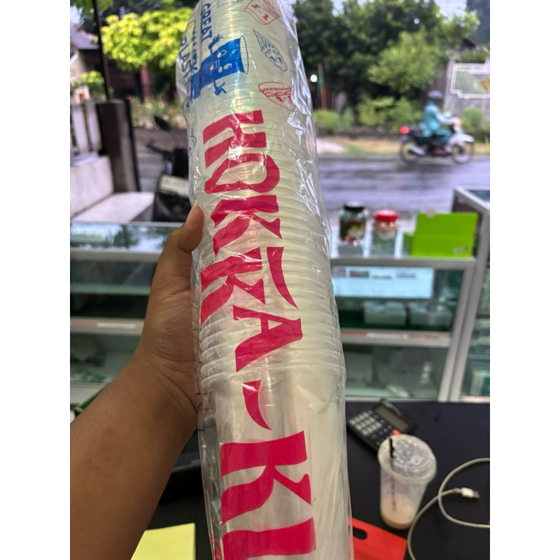 Gelas Plastik HOK Cup / Gelas Pop Ice / Es Teh Jumbo 10oz/12oz/14oz/16oz/18oz Slim/22oz Slim Murah