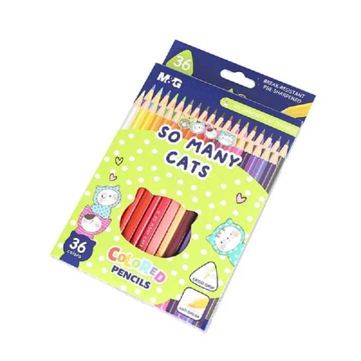 

PENSIL 36W PJG SEGITIGA SO MANY CAT M&G/PENSIL WARNA M&G