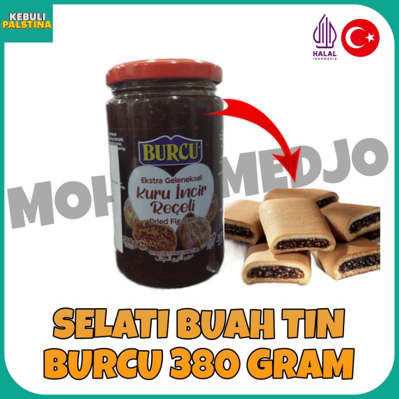 

BURCU KURU INCIR REÇELI [Selai buah Tin] 380gr EXP 15/4/2026