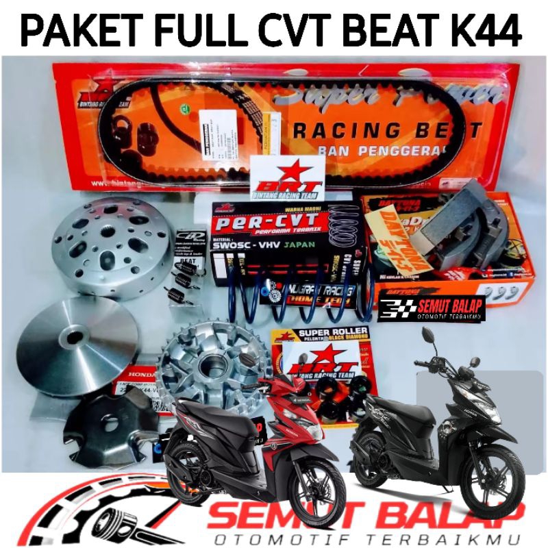 PAKET FULL KIRIAN CVT BEAT ESP STARTER HALUS PAKET FULL BEAT ESP BRT RACING PAKET KOMPLIT CVT BEAT P
