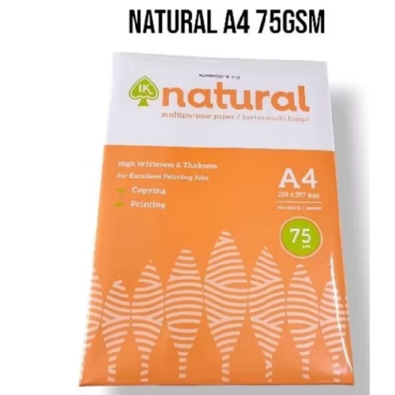 

1 rims kertas HVS A4 75gram