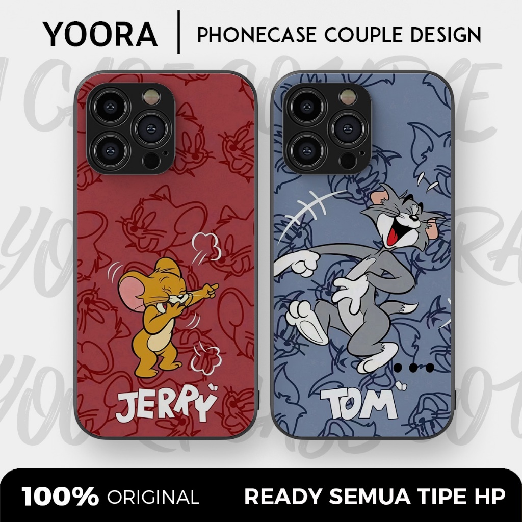 [TJ04] Custom Case Couple Tom and Jerry Premium Bisa Untuk Semua Tipe Hp