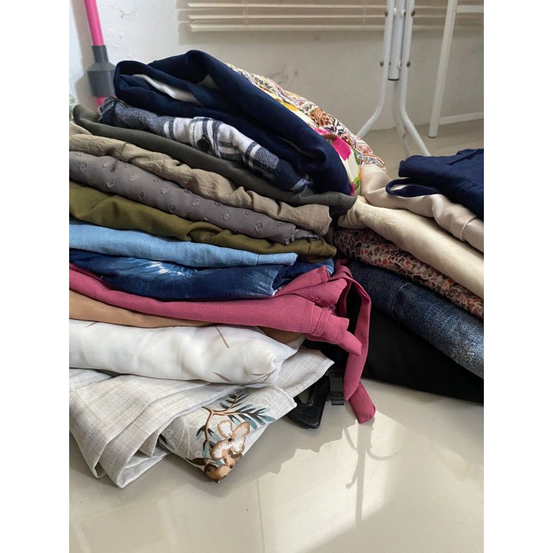 Preloved Blouse, Tunik, Outer, Kemeja, Jeans, Celana