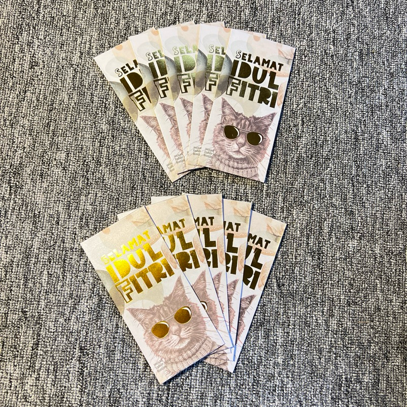 

amplop platinum edition premium foil gold isi 5pcs