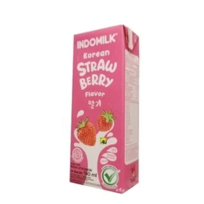 

INDOMILK Susu UHT Strawberry 180 ml