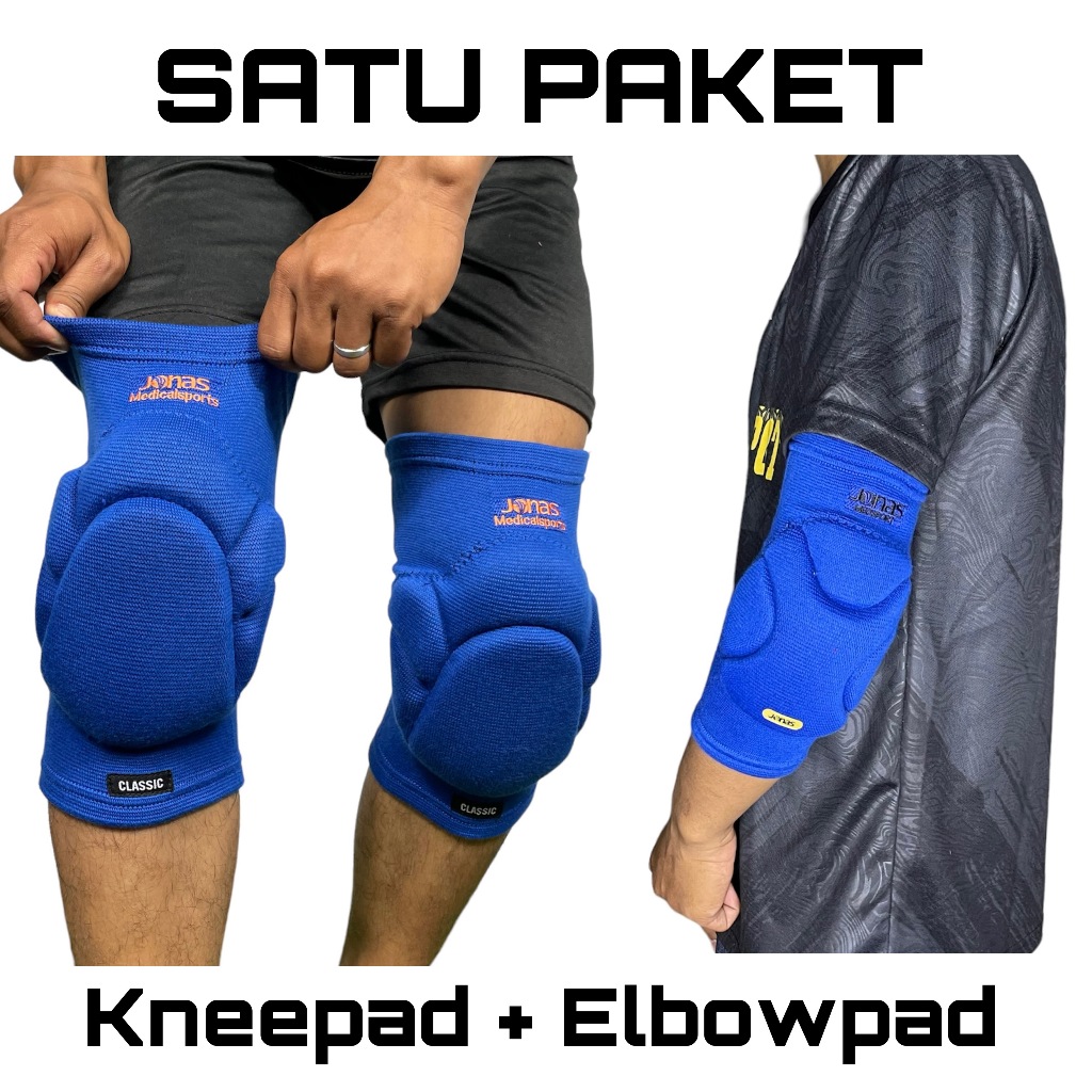 Kneepad Jonas V2, Knepad dan Elbow pad deker pelindung lutut kiper futsal