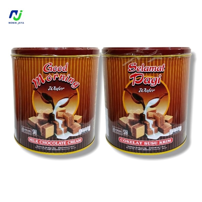 

( READY STOK ) AIM BISCUITS Selamat Pagi Wafer Cokelat Susu Krim Kaleng@300g