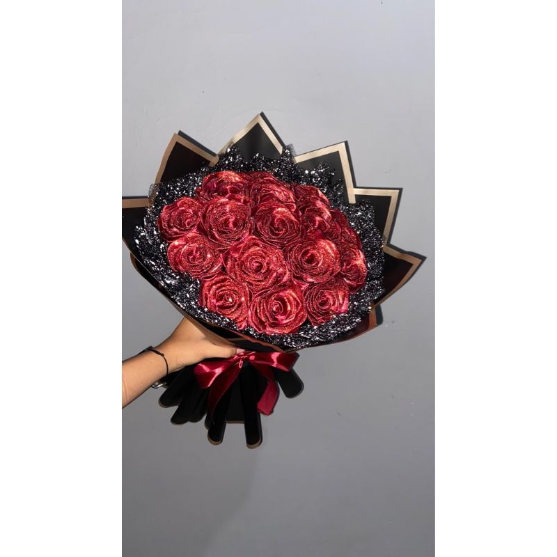 

buket pita satin untuk surprise pacar, ulang tahun, wisuda