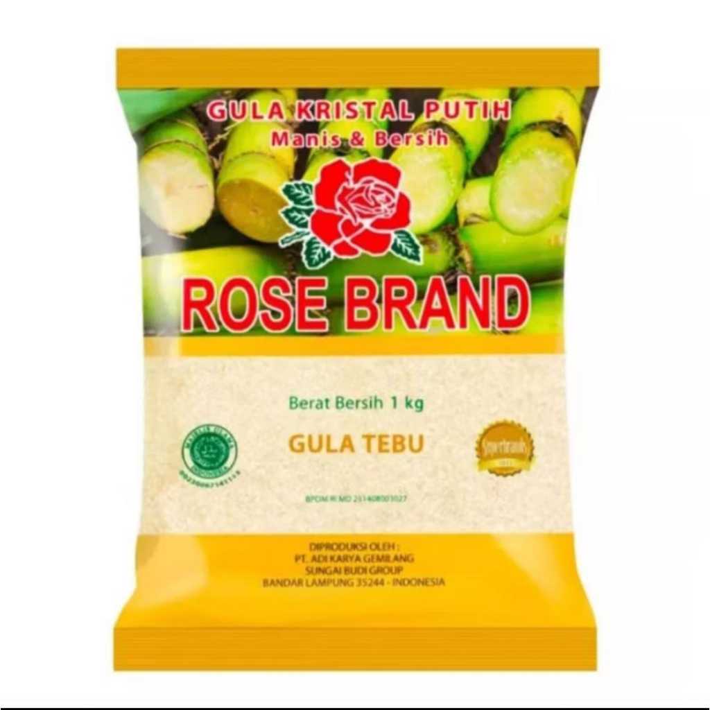 

[ 1 Kilogram ] Gula Cap Rose Brand Kemasan Kuning