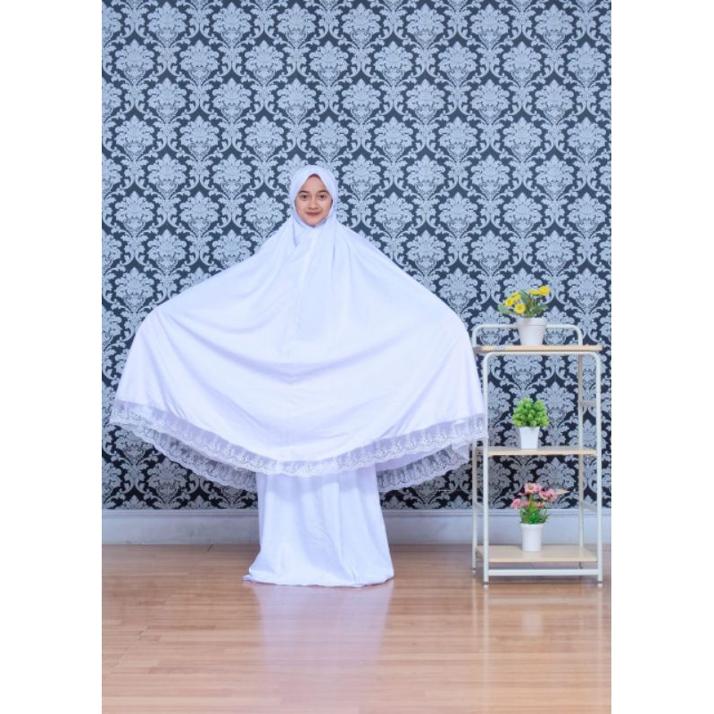 mukena putih dewasa mukena katun