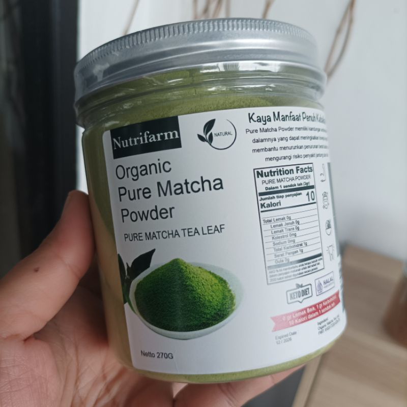 

Matcha Bubuk 270gr nutrifarm