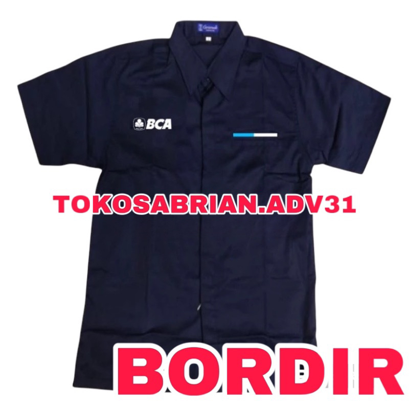 Kemeja BCA baju Bank BCA Seragam BCA
