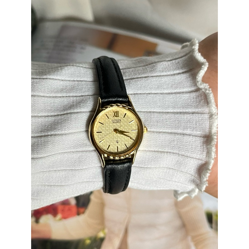 JAM TANGAN VINTAGE CITIZEN GOLD PLATED