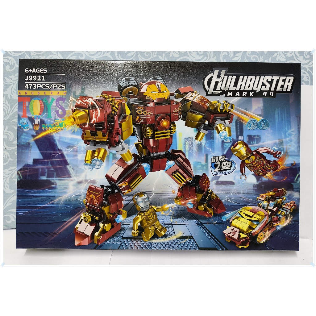 Mainan Brick Hulk Buster MK44-J9921