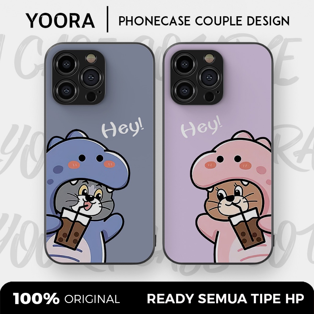 [TJ27] Custom Case Couple Tom and Jerry Premium Bisa Untuk Semua Tipe Hp