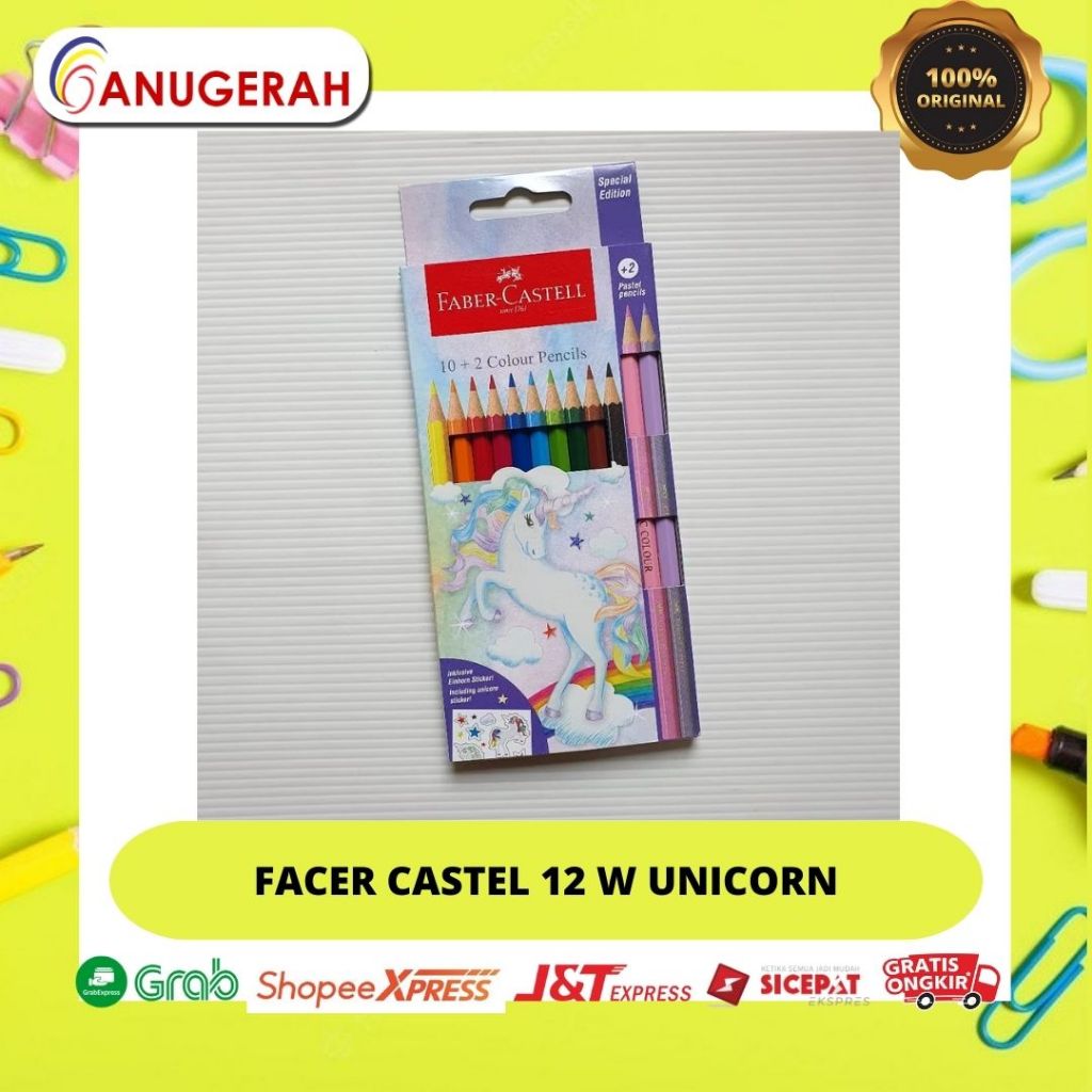 

FABER CASTEL 115127 12W UNICORN PENSIL WARNA