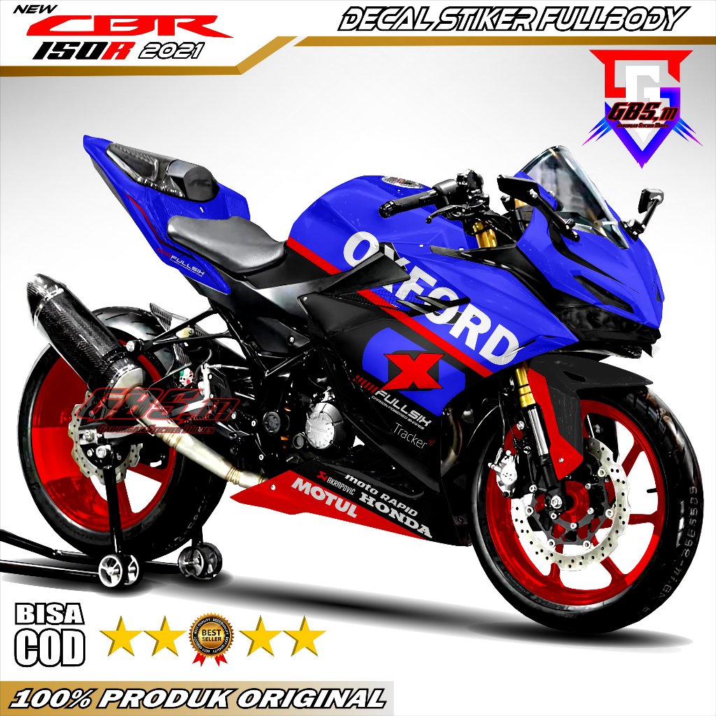 Decal Stiker CBR 150 R K45R 2021 2022 2023 Terlaris - Decal Sticker Cbr 150r 2021 Full Body Stiker