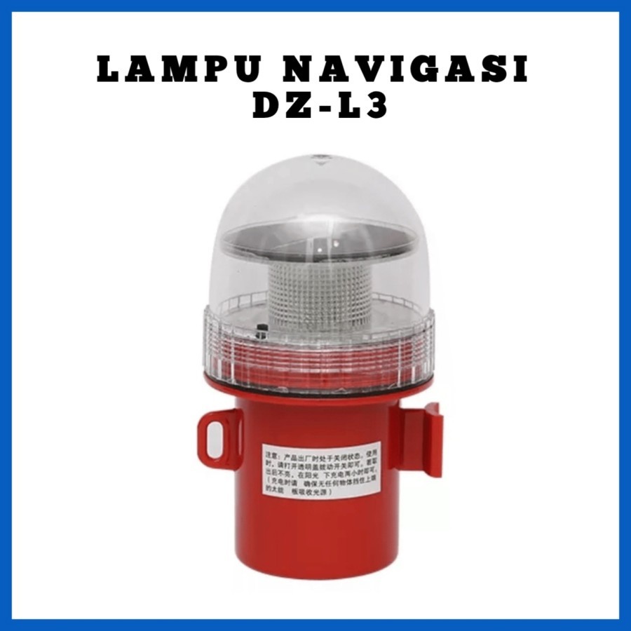 Lampu Klip Jaring Nelayan Tenaga Surya DZ-L3 Lampu navigasi