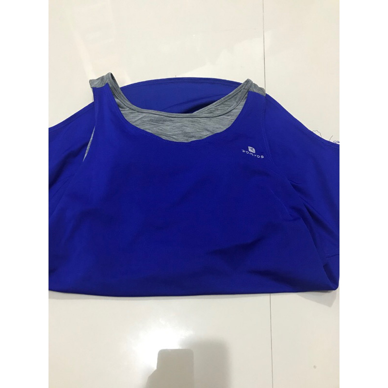 DECATHLON DOMYOS Tanktop Bra Sport Sz tag 38