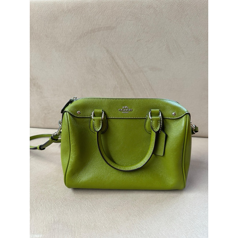 Preloved COACH - Crossgrain Rowan Satchel Citron 2019