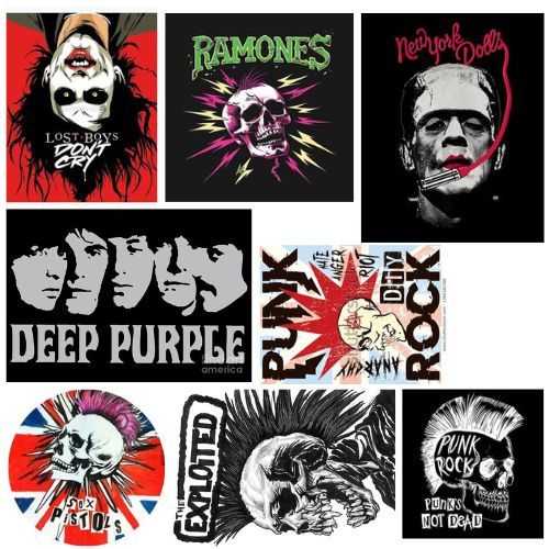 

Sticker Band Rock & Punk - Nirvana, The Beatles, Oasis, dan Lainnya