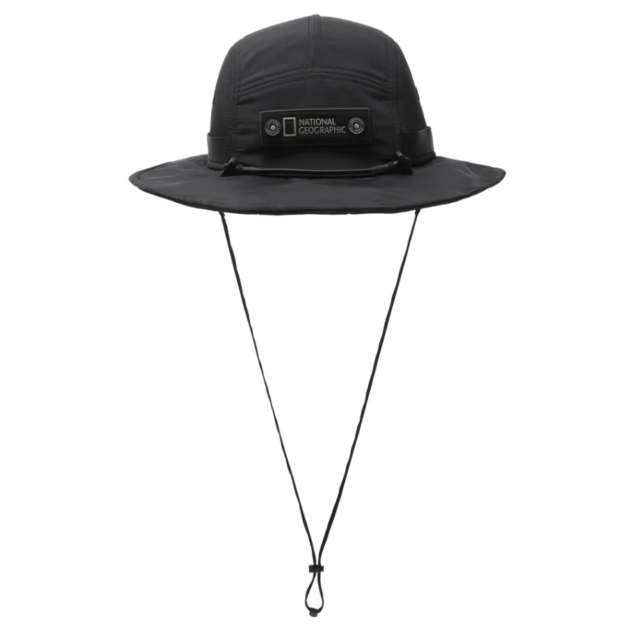 National Geographic NRN Field Camp Hat Black - Topi Unisex Hitam