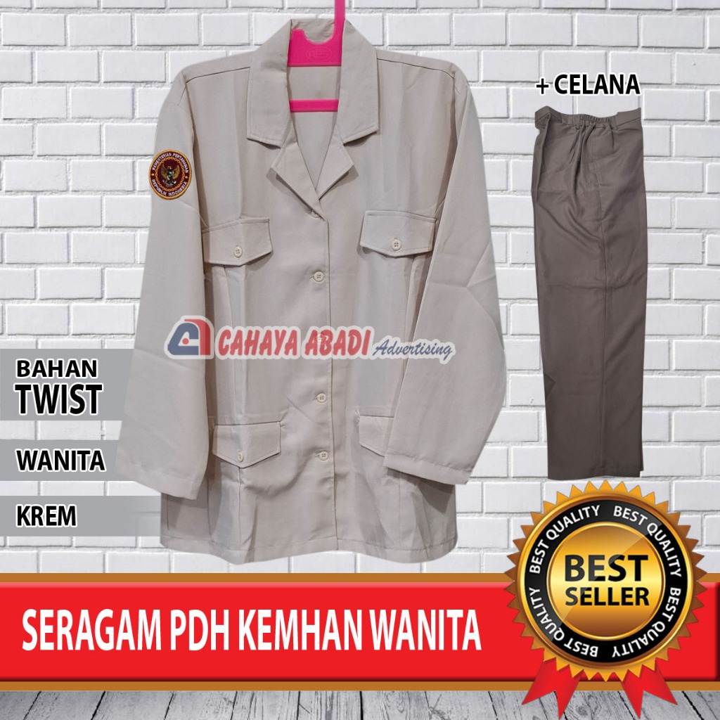 Seragam PDH KEMHAN Wanita Baju PDH KEMHAN Wanita