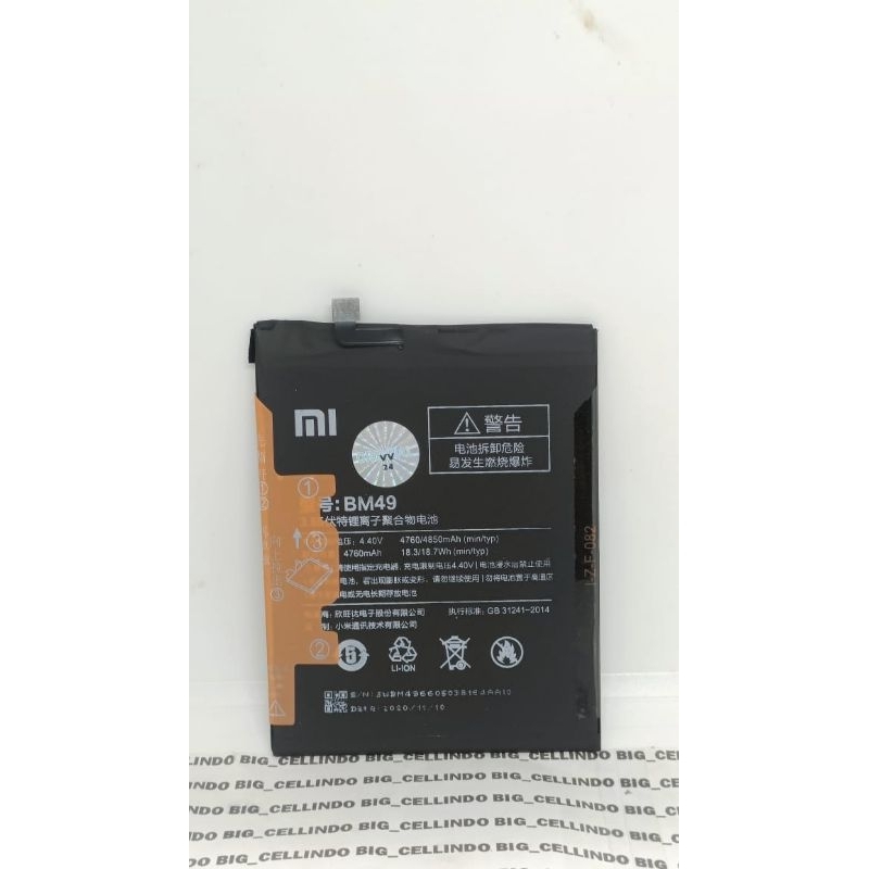 XIAOMI MI MAX MIMAX BM49 BATRE BATERE BATERAI XIAOMI MIMAX MI MAX BM49 BM-49 ORIGINAL