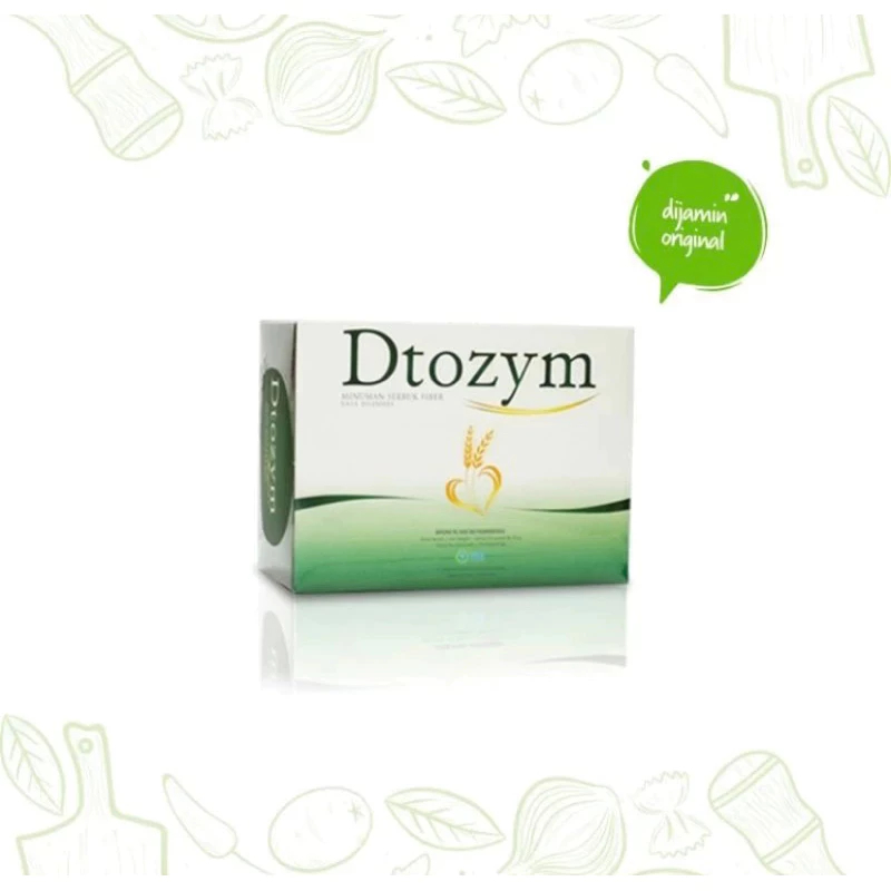 DTOZYM HWI ASLI ORIGINAL ISI 15 SACHET
