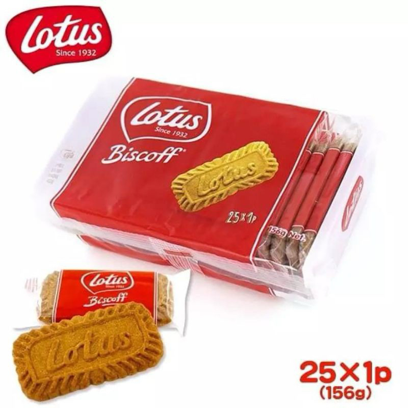 

Lotus Biscoff Speculoos 156 gr / 25 pcs ED12/2025 Individual Pack