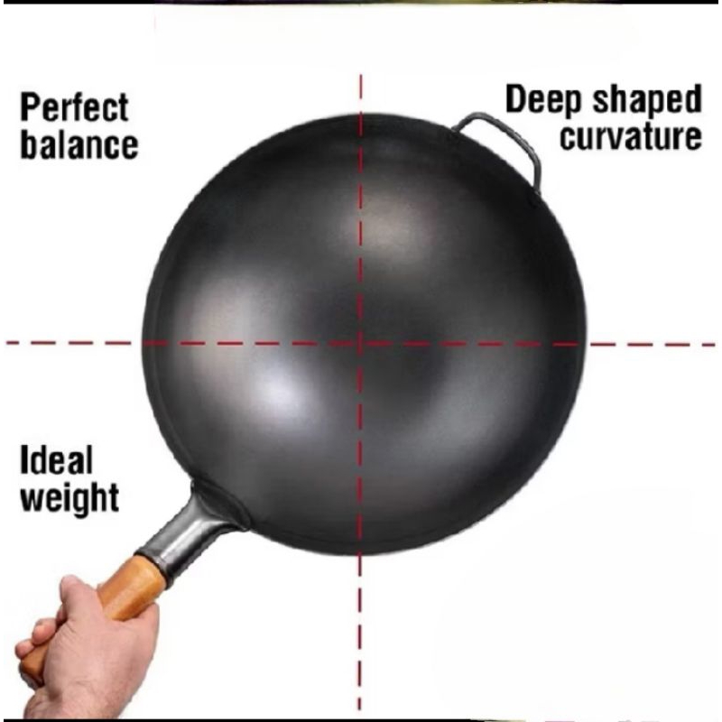 Wajan baja wajan nasi goreng 34 cm