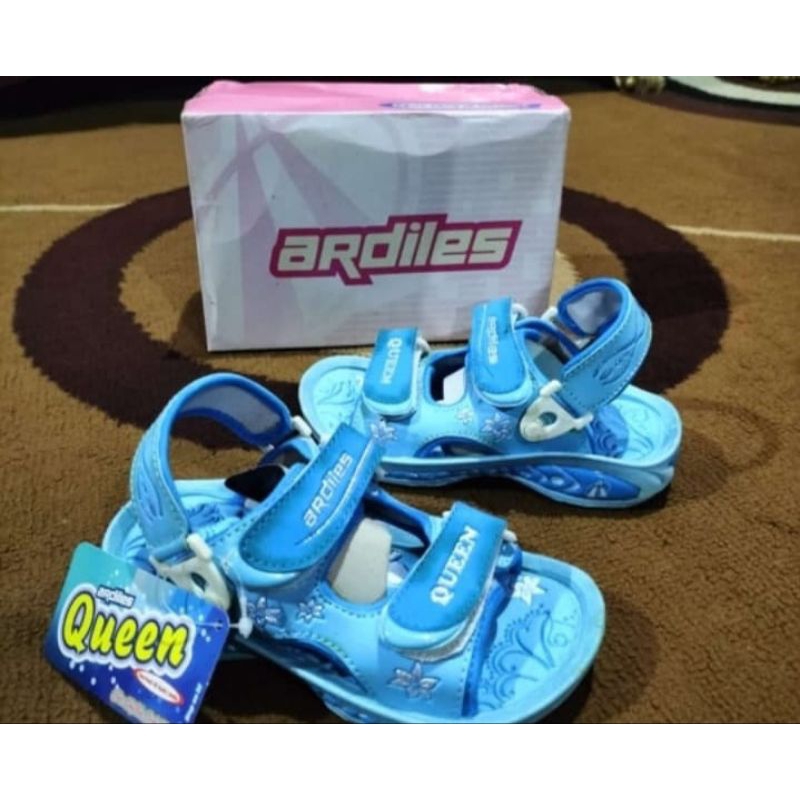 Ardiles Anak Cewek BARU Biru Muda | Girl Injection Kids (minus noda dikit) NEW Original Queen Sandal