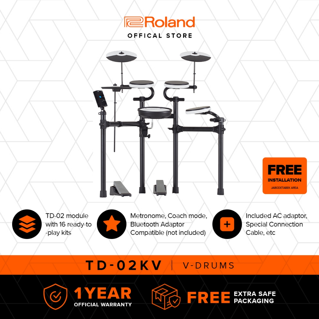Roland TD-02KV V-Drums Drum Elektrik