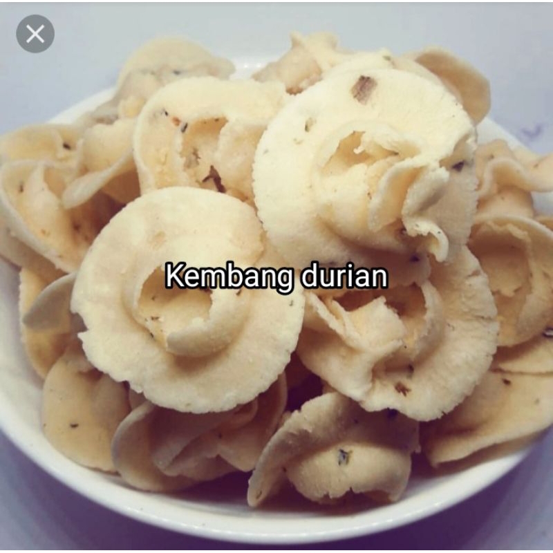 

Kerupuk Kembang Durian khas Minang