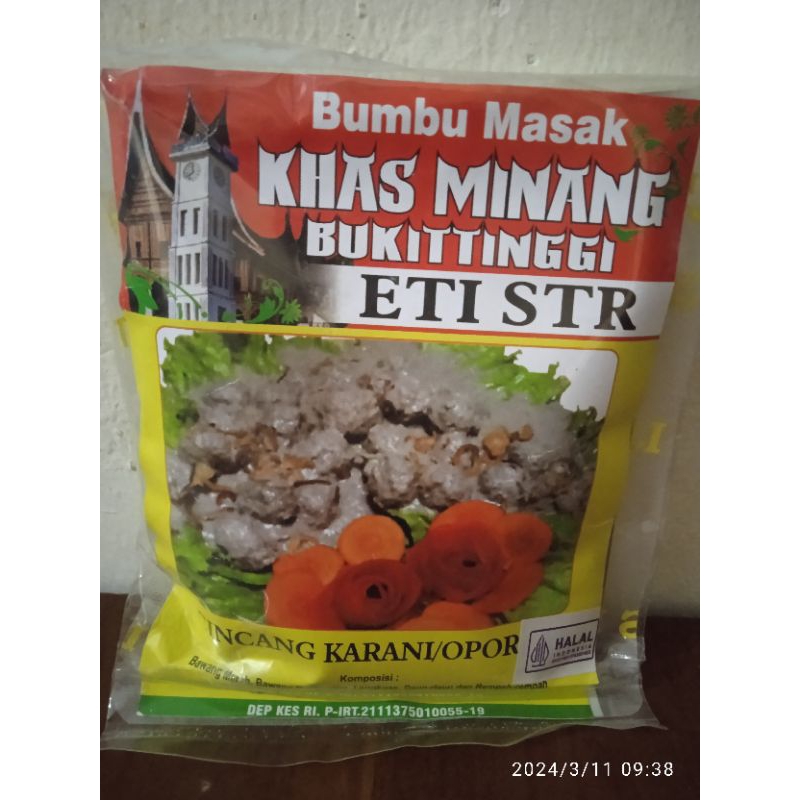 

Bumbu Opor Ayam/Daging Hj Eti STR