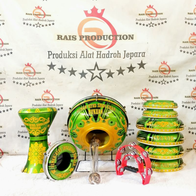 Alat Hadroh Fullset Ukir lengkap satu set