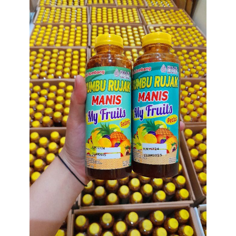 

Bumbu Rujak pedas/sedang (My fruits)
