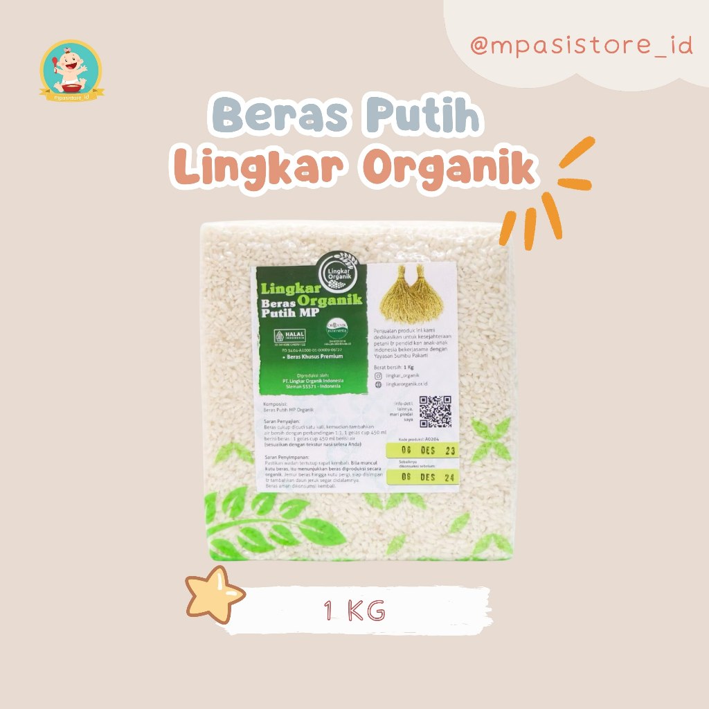

Lingkar Organik Beras Putih 1kg