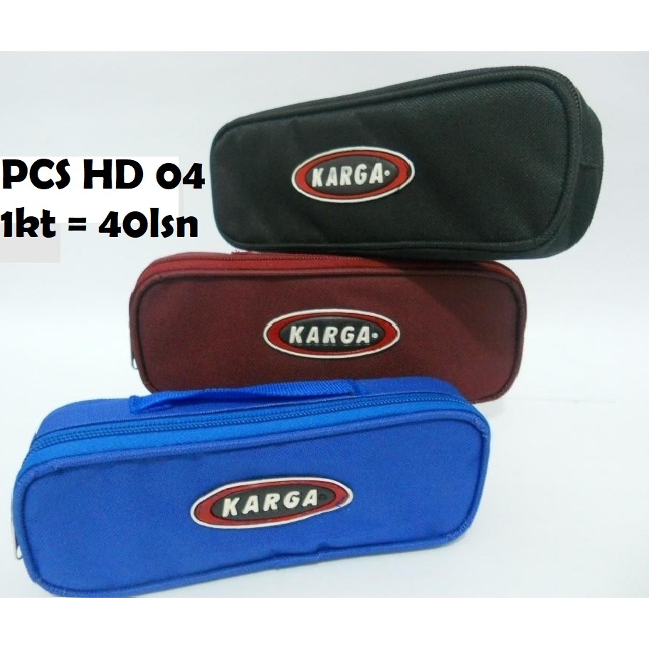

Tempat Pensil Kain Sleting Campuss Kampus Karga HD-04 Kotak Pensil Anak Dewasa Simple Murah