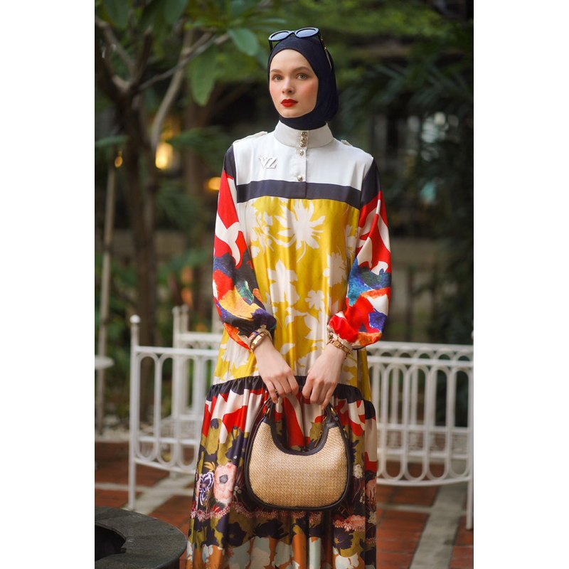 Vivi Zubedi-Vz Opulence Maxi Dress-Dandelion