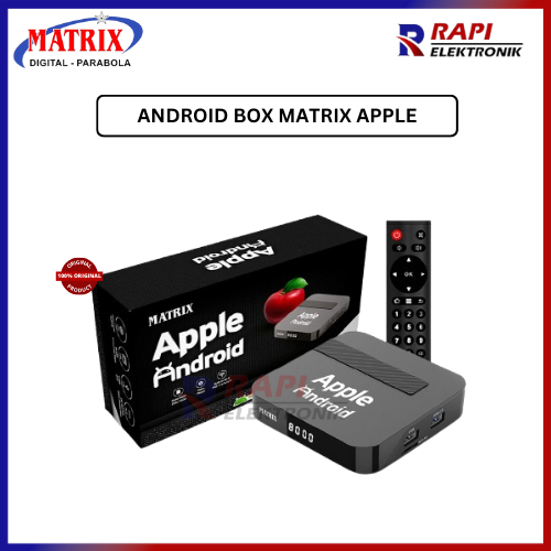 ANDROID BOX MATRIX APPLE / MATRIX Apple Android TV Box - Android 10 Ram 2gb WiFi Android TV