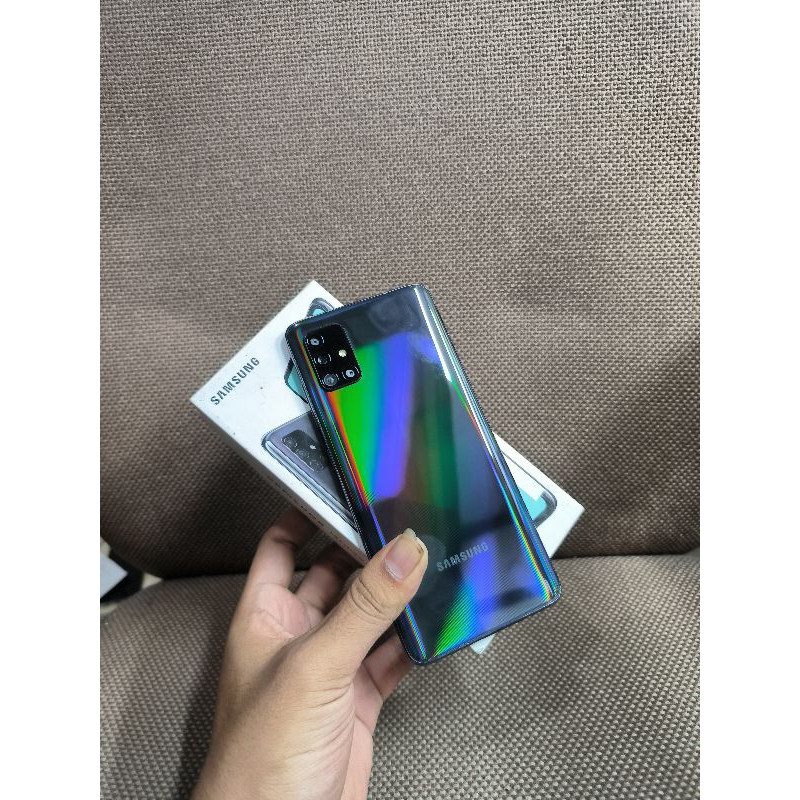 hp samsung a51 6/128 gb second original resmi sein bergaransi