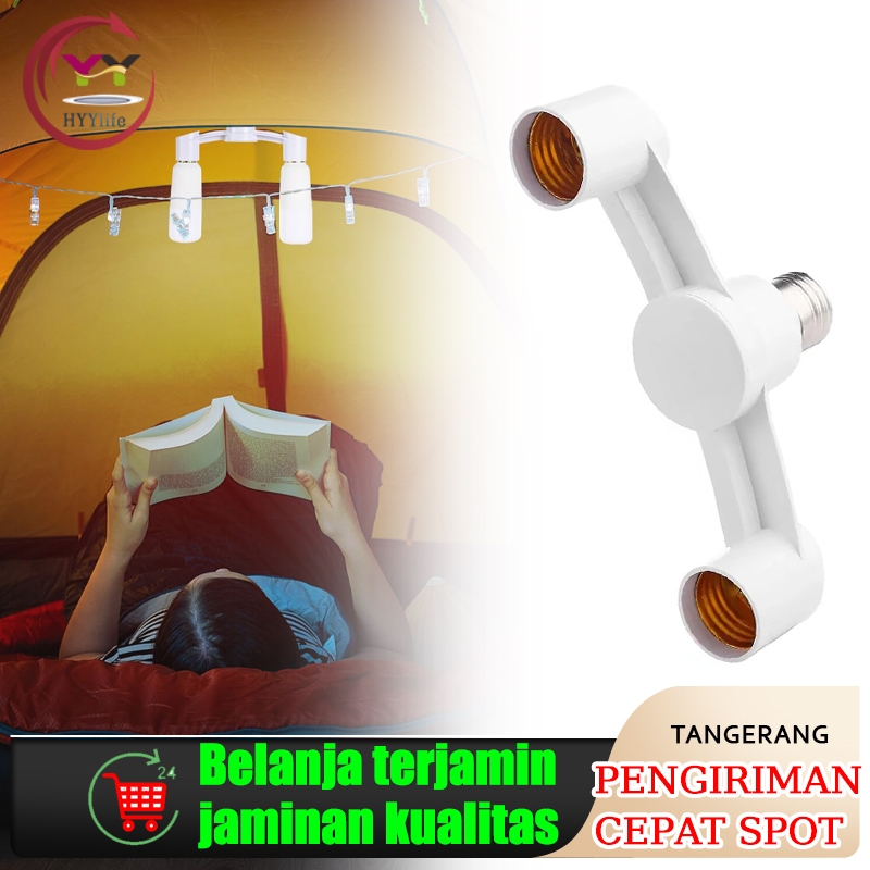 Fitting Sambung 2 Cabang / Fitting Bohlam Gantung 2 Cabang
