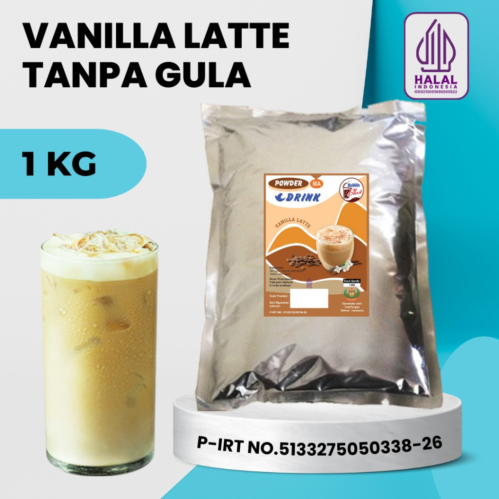 

Bubuk VANILLA LATTE 1 KG - Bubuk Minuman Rasa Vanila Late / Powder Coffee Drink