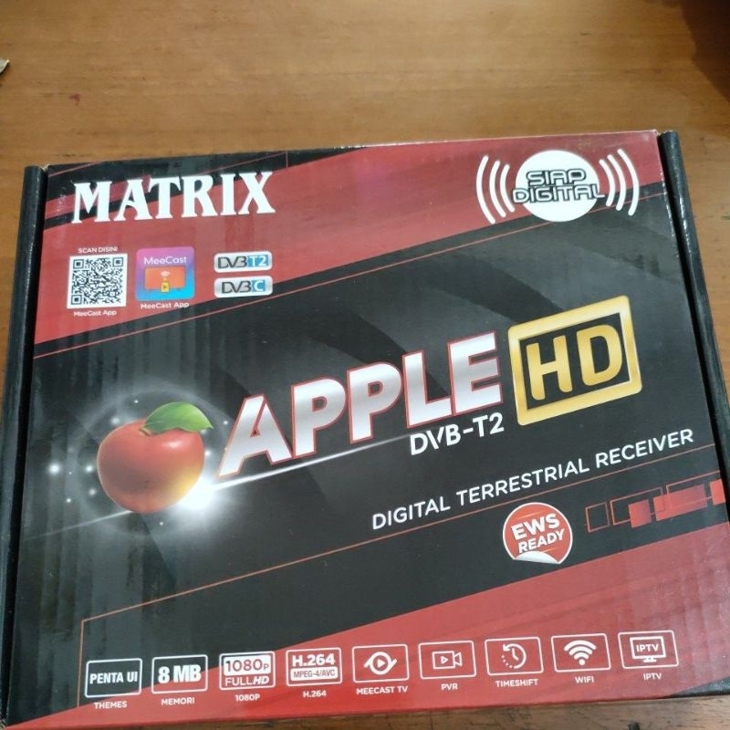 Matrix Apple DVB-T2 Digital Terrestrial Receiver