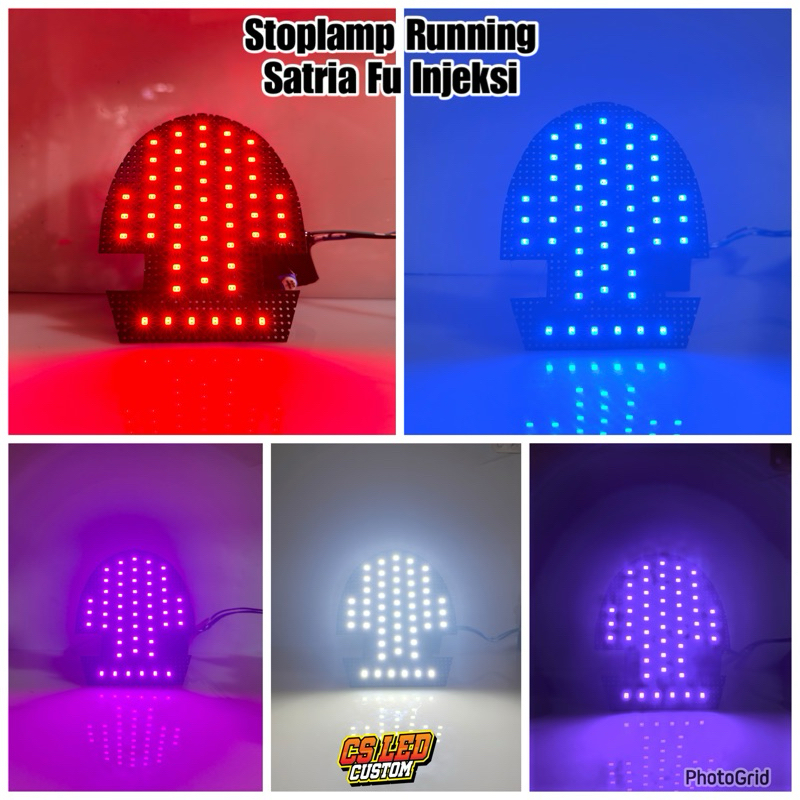 stoplamp running satria fu injeksi / fu fi / fu injeksi 11 mode led strip