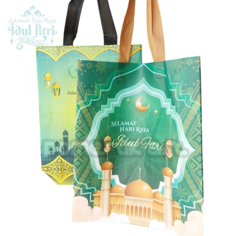 

TAS LEBARAN Kekinian ( 1LUSIN ) / Tas Bingkisan Lebaran Tas / Parcel Hampers Hari Raya Idul Fitri / goodiebag parcel