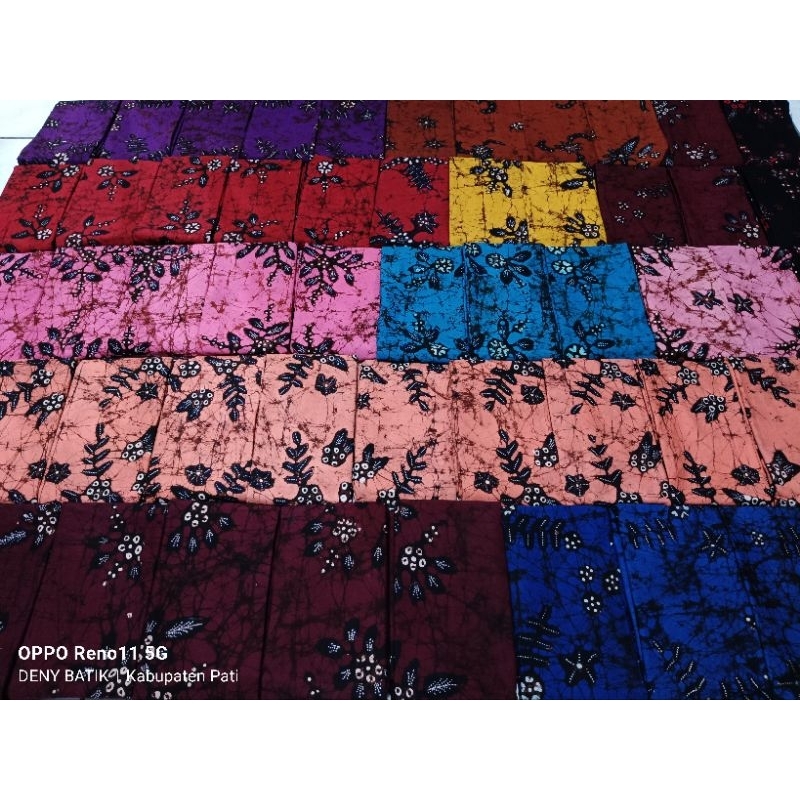 KAIN BATIK TULIS ASLI BAKARAN PATI BATIK WARNA PREMIUM ( BUKAN SARUNG )
