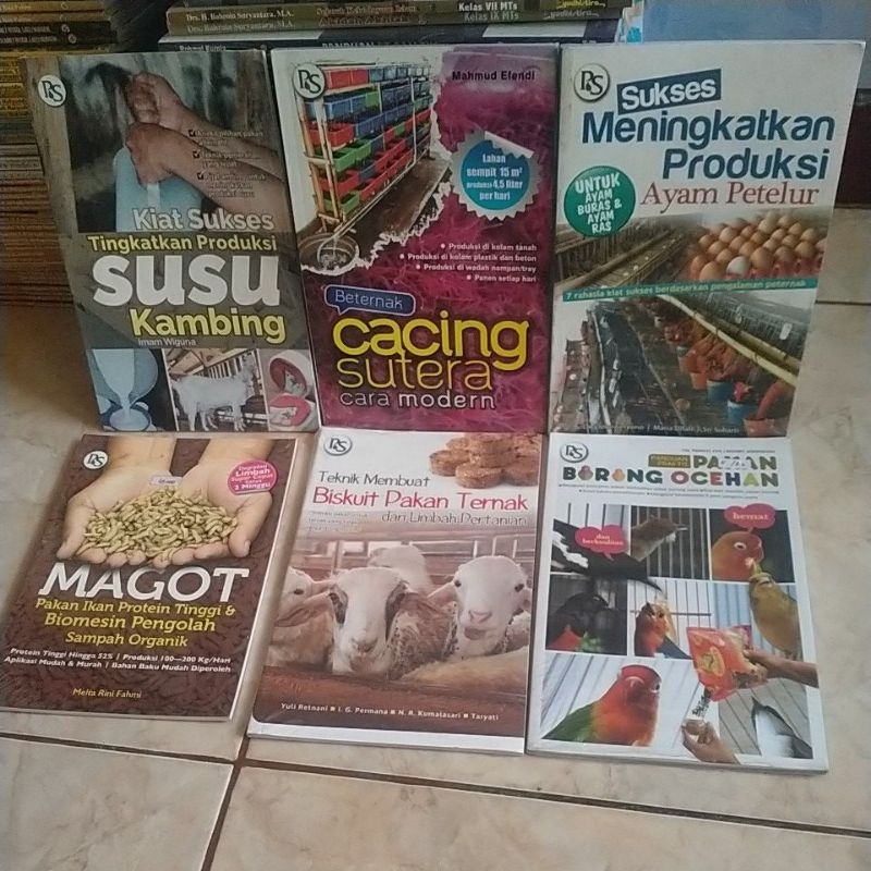 BUKU PETERNAKAN Yen sukses tingkatkan produksi susu kambing beternak cacing sutera cara modern sukse